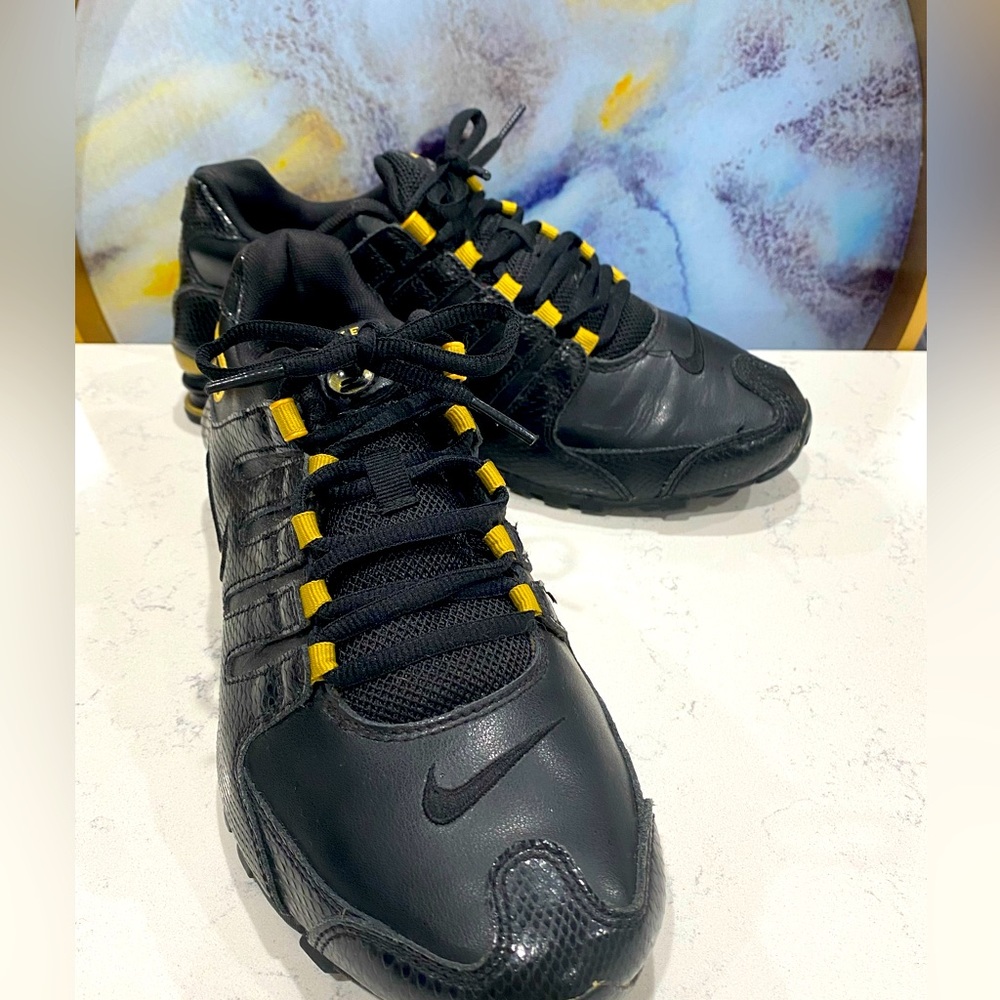 COPY - Nike Women’s Black and Gold Air Shox NZ EU Running Shoe